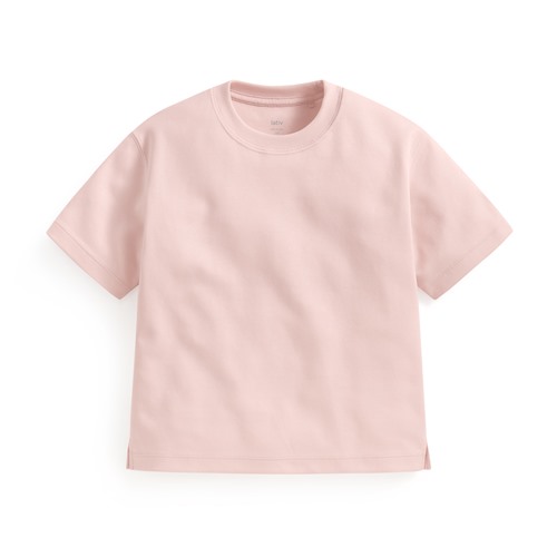 輕涼棉質寬版T恤-童