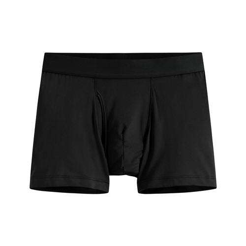 輕涼中腰平口內褲-男