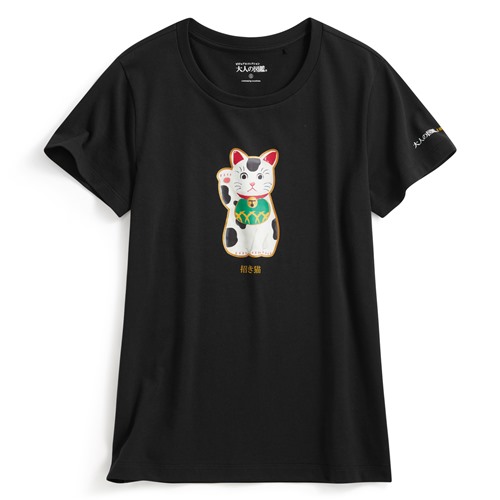 大人的圖鑑印花T恤-01-女