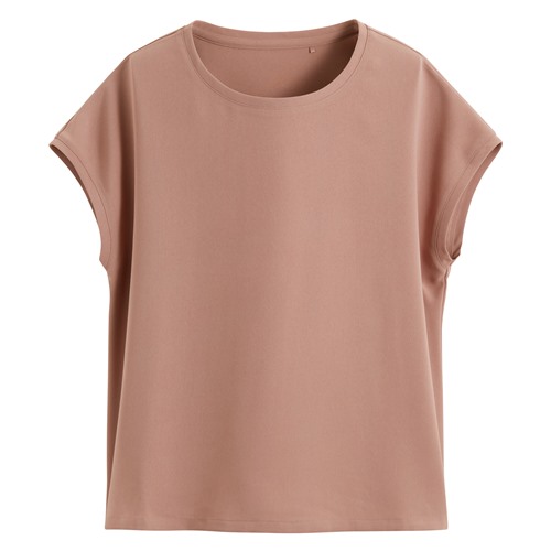 輕柔連袖寬版上衣-女