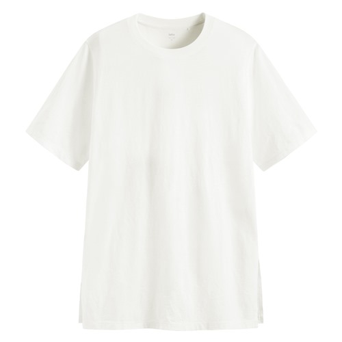 竹節棉寬鬆長版T恤-女