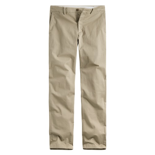 Slim Fit修身直筒卡其褲-男