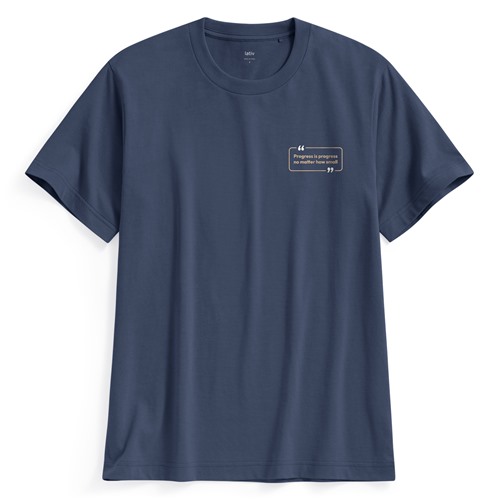 文字印花T恤-05-男