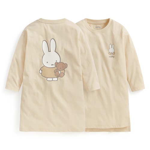 Miffy竹節棉長版上衣-童