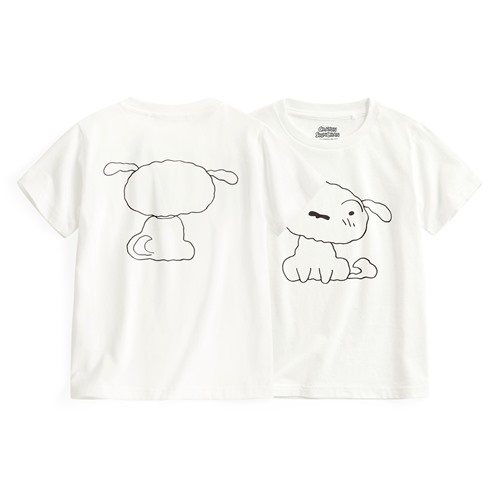 蠟筆小新印花T恤-01-童