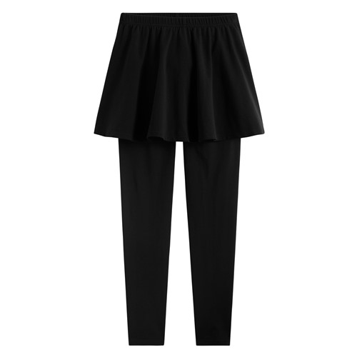 彈力假兩件內搭褲-女