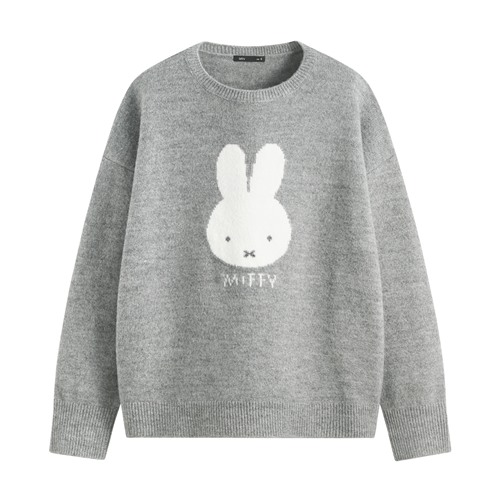 Miffy粗針混紡毛衣-女