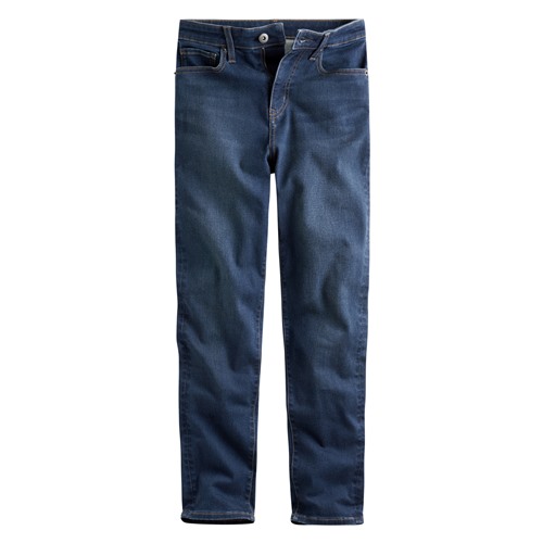 特彈修身九分牛仔褲-女