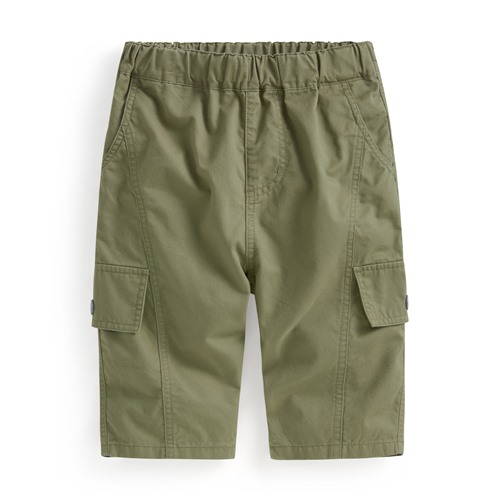 純棉工裝七分褲-童