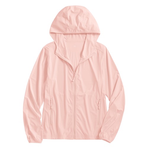 涼感抗UV連帽外套-女