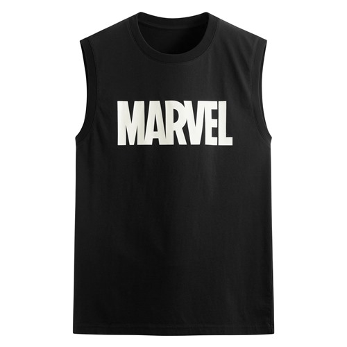 漫威系列純棉印花背心-男
