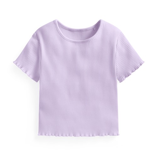 羅紋木耳邊T恤-童