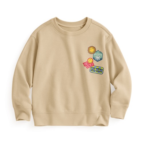 SmileyWorld®毛圈印花圓領衫-08-童
