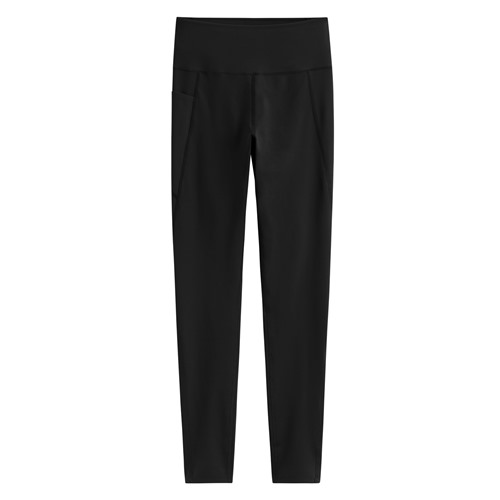 吸排附口袋中度緊身褲-女