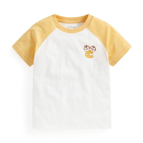 迪士尼系列純棉拉克蘭袖印花T恤-童
