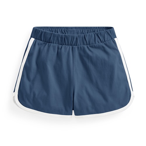 純棉滾邊鬆緊短褲-童