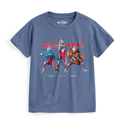 超人力霸王印花T恤-09-童