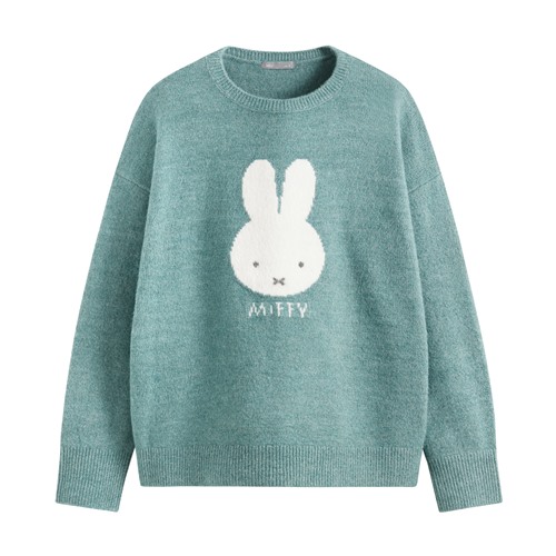 Miffy粗針混紡毛衣-女