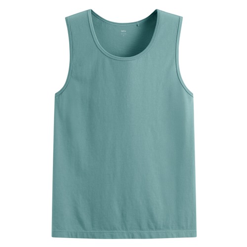 純棉圓領背心-男