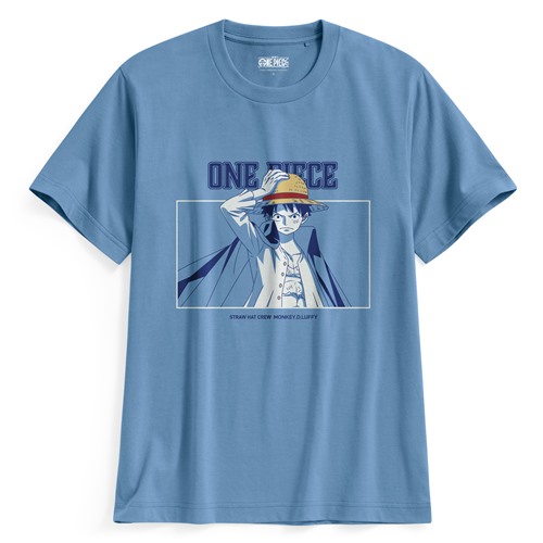 航海王印花T恤-01-男