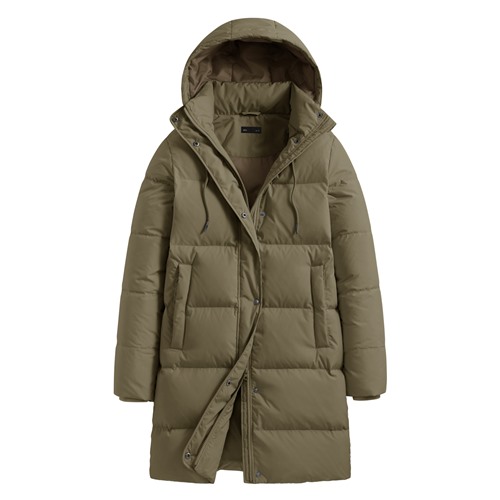 極暖羽絨長版外套-女