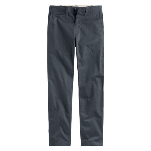 彈性直筒卡其褲-男