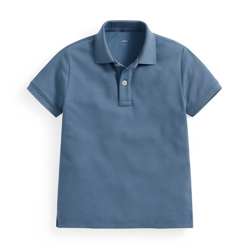 涼感網眼polo衫-童