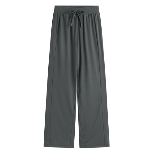 涼感輕薄寬褲-女