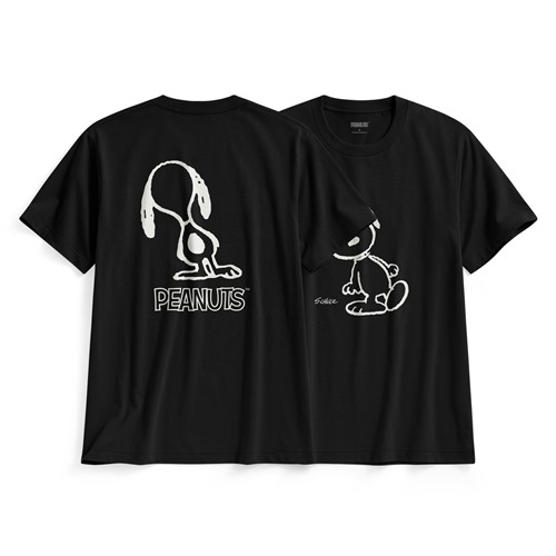 史努比系列印花T恤-02-男