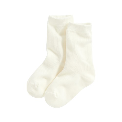 素色中筒襪-童