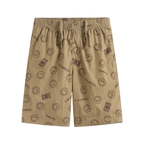 S.W.SMILEY®印花輕便短褲-男