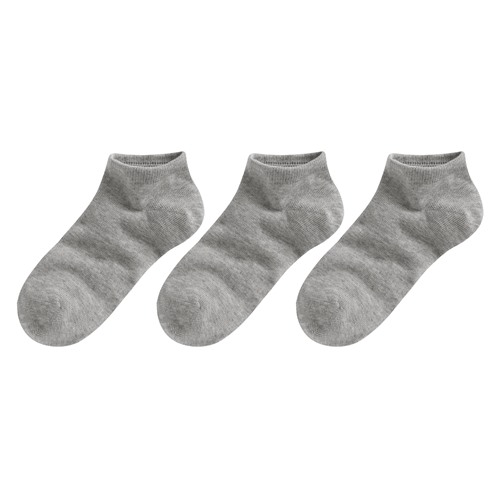 素色踝襪(3入)-男