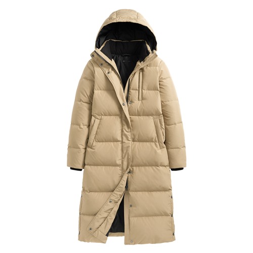 極暖羽絨長大衣-女