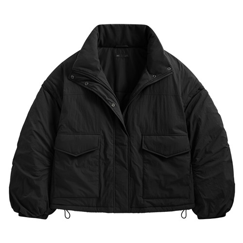 鋪棉兩穿寬袖外套-女