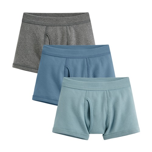 羅紋平口內褲(3入)-男童