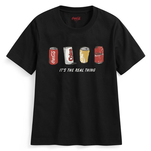 可口可樂厚版印花T恤-15-女