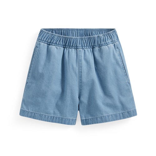 軟牛仔純棉短褲-童