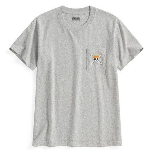 航海王口袋印花T恤-06-男