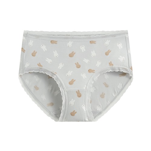 Miffy莫代爾蕾絲印花中腰內褲-女