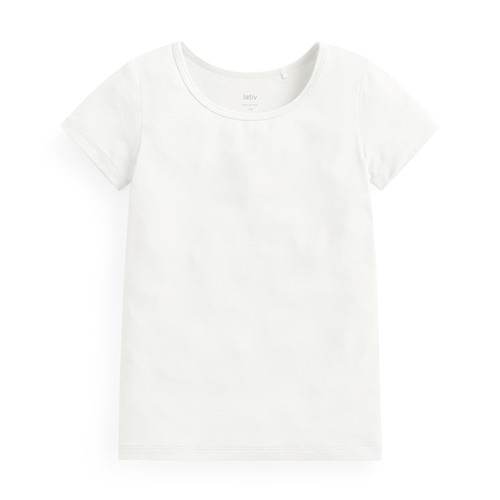 輕涼圓領短袖T恤-童