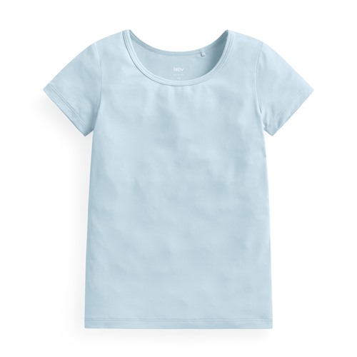 輕涼圓領短袖T恤-童