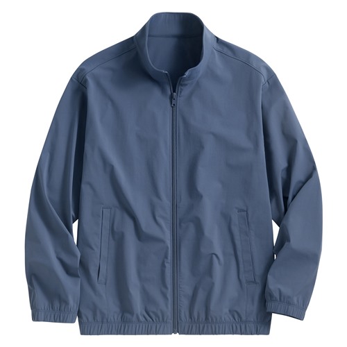 抗UV吸排彈性立領外套-男