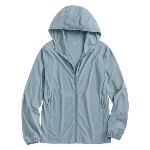 涼感抗UV連帽外套-男