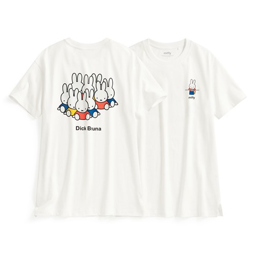 Miffy寬長版印花T恤-07-女