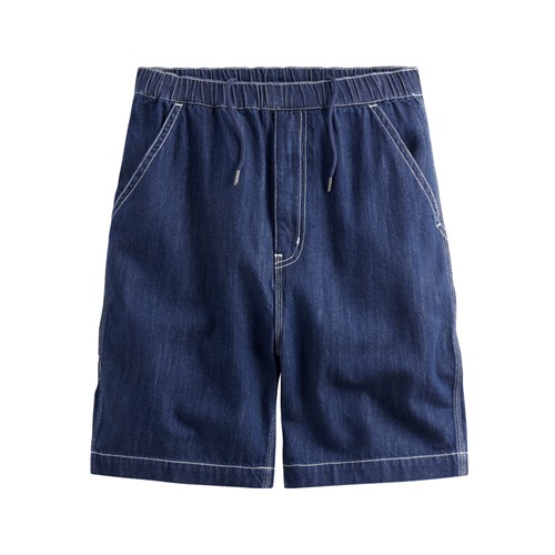 工裝牛仔短褲-男