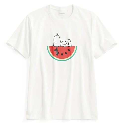 史努比系列印花T恤-03-男