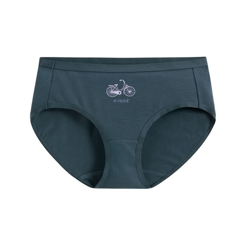 棉質印花中腰內褲-01-女