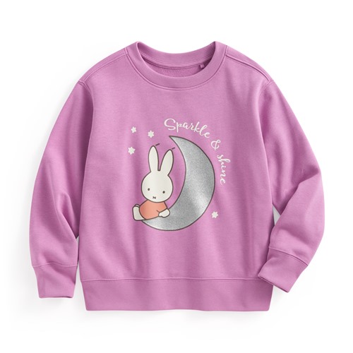 Miffy毛圈印花圓領衫-06-童