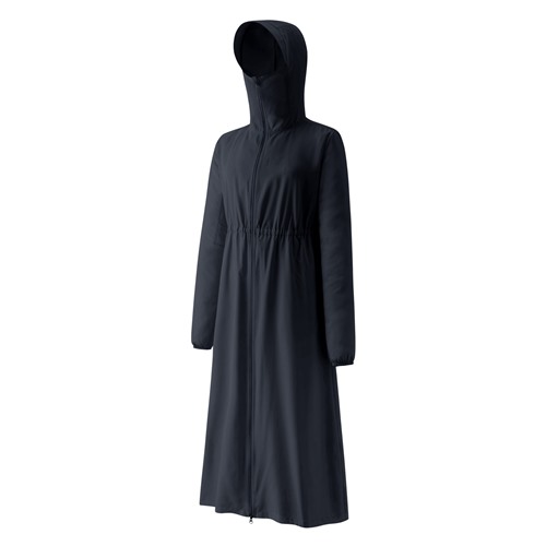 抗UV吸排輕型口罩連帽長外套-女