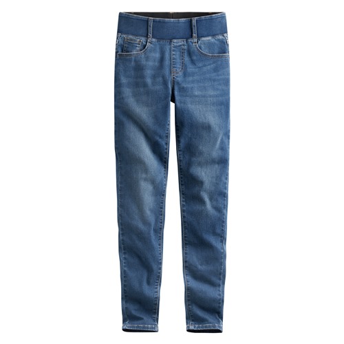 輕量收腹緊身牛仔褲-女